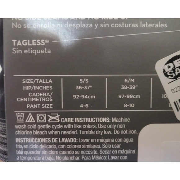 Hanes Seamless Comfort Flex Fit Bikini Panties NEW Womens Size S Pack Of 6 - Picture 5 of 5